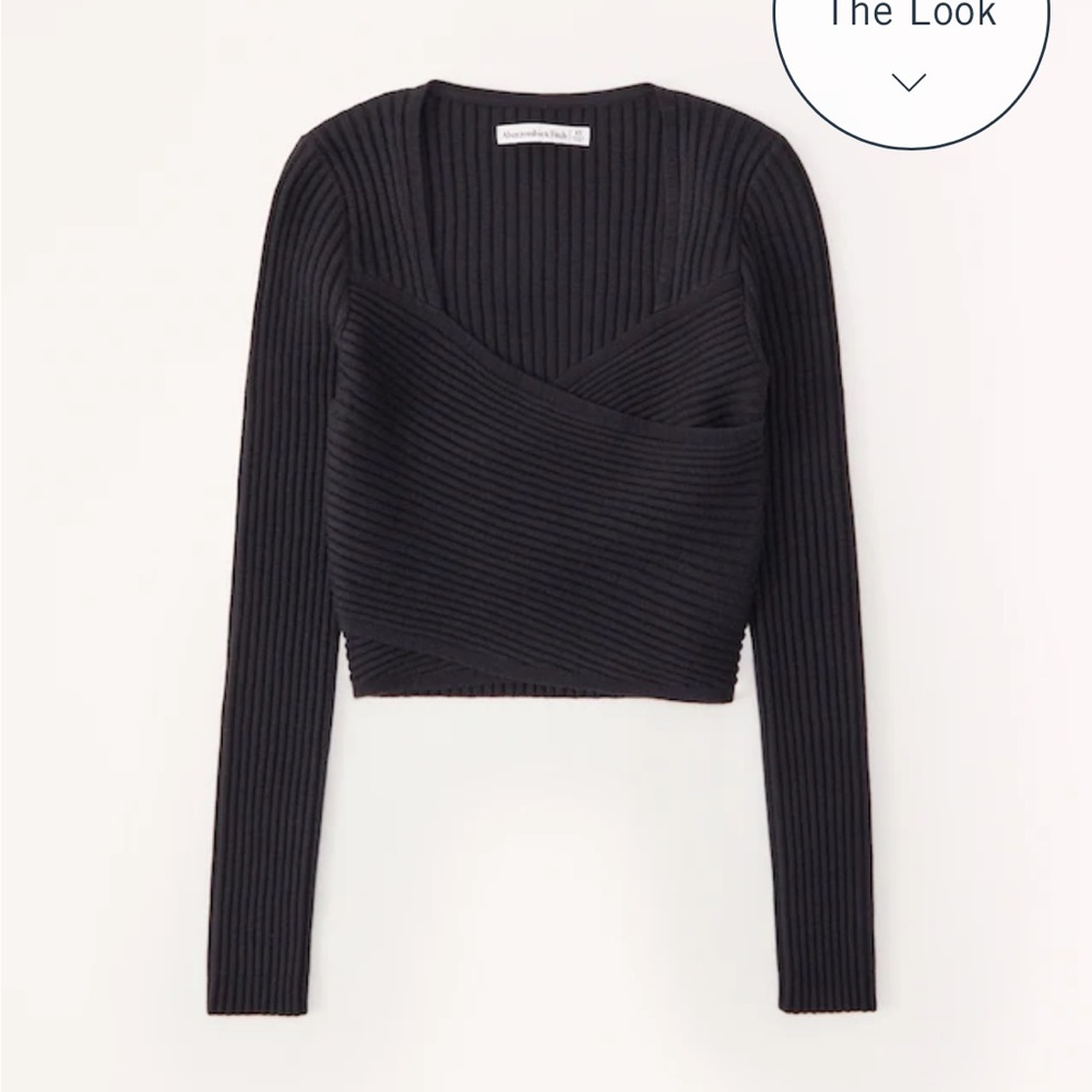 Abercrombie LuxeLoft Slim Wrap Sweater